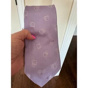 Giorgio Armani Pale Lavender Silk Tie Italy NWOT